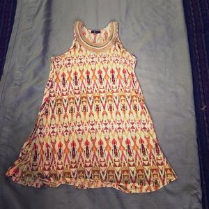 Multi color sleeveless summer dress